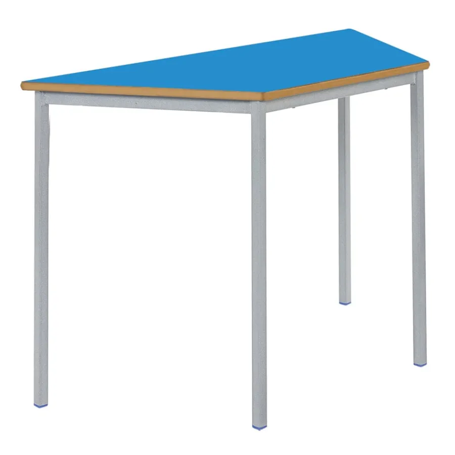 MDF Edge Welded Frame Trapezoidal Table Classroom Tables|Furniture