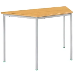 MDF Edge Welded Frame Trapezoidal Table Classroom Tables|Furniture