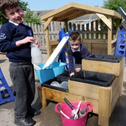 Outlet Messy Play Tub Tower H54 x W68 x D82cm Outdoor Sand & Water|Mud Kitchens
