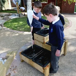 Outlet Messy Play Tub Tower H54 x W68 x D82cm Outdoor Sand & Water|Mud Kitchens