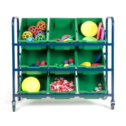 Sale Metal Tilted Tray Trolley with Trays Outdoor Storage|Trays & Trolleys