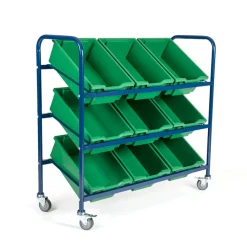 Sale Metal Tilted Tray Trolley with Trays Outdoor Storage|Trays & Trolleys