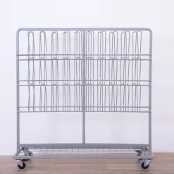 Online Metal Wellie Trolley Grey Outdoor Storage|Wellie Storage