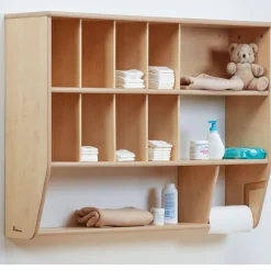 Sale Millhouse Baby Changing Wall Storage Unit H818xW1106xD270mm Sleeping, Changing & Feeding|Sleeping, Changing & Feeding