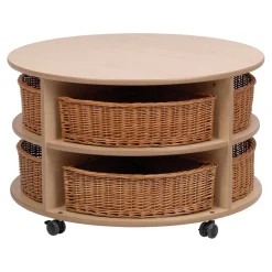 Clearance Millhouse Circular Storage Unit Boxes & Containers|Storage & Trolleys