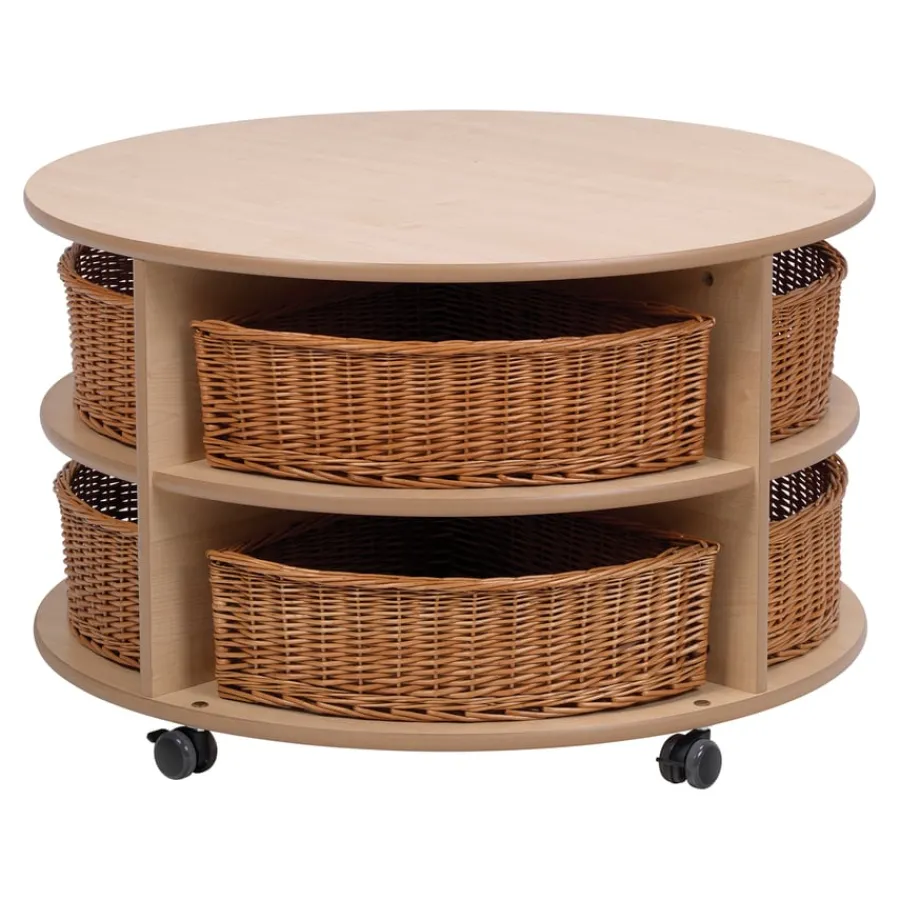 Clearance Millhouse Circular Storage Unit Boxes & Containers|Storage & Trolleys