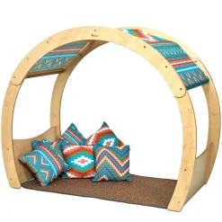 Outlet Millhouse Large Cosy Cove Plus Aztec Accessory Set Bundle Dens & Play Equipment|Reading Spaces
