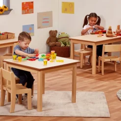 Clearance Millhouse Medium Square Table Classroom Tables|Express Delivery Furniture