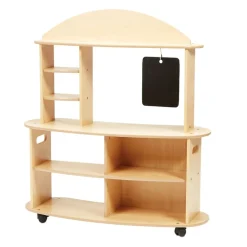 Clearance Millhouse Mobile Wooden Role Play Market Stall Kitchens & Accessories|Shopping & Food