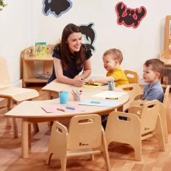 Clearance Millhouse Semi-Circle Classroom Tables Classroom Tables|Express Delivery Furniture
