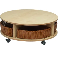 Clearance Millhouse Single Tier Mobile Circular Storage Unit Boxes & Containers|Storage & Trolleys