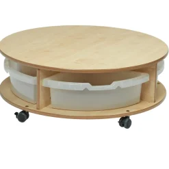 Clearance Millhouse Single Tier Mobile Circular Storage Unit Boxes & Containers|Storage & Trolleys