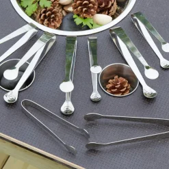 Sale Miniature Metal Tweezer Tongs 8pk Outdoor Sand & Water|Sand & Accessories