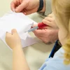 Mini-Easi Grip Scissors Steam|Gross & Fine Motor Skills