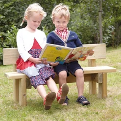 New Mini Outdoor Wooden Buddy Bench Benches & Picnic Benches|Outdoor Furniture