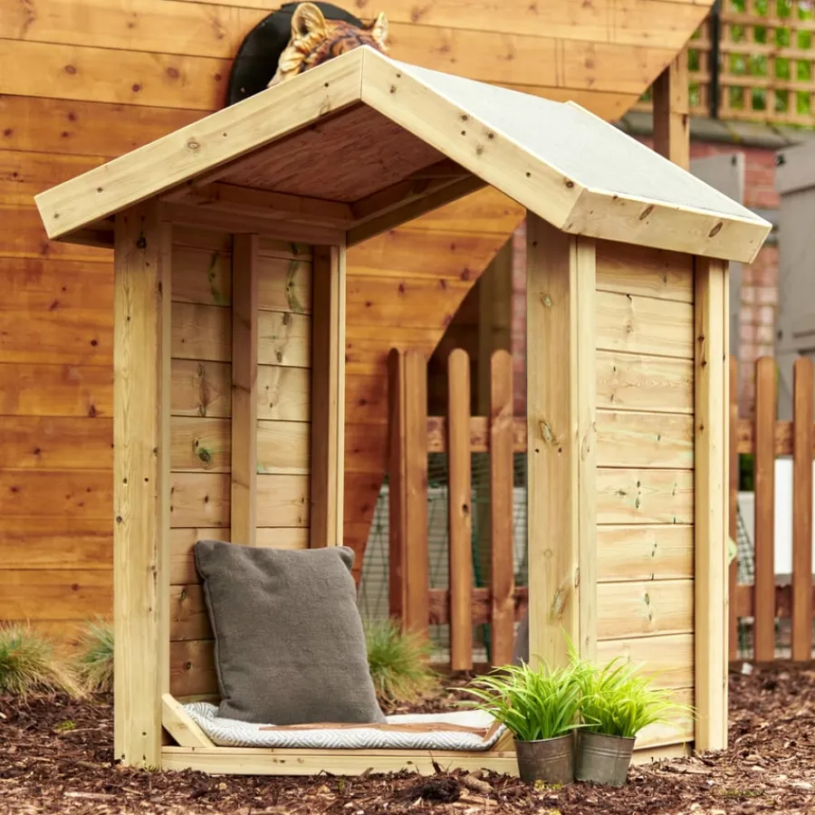 Best Mini Outdoor Wooden Hut Role Play Furniture & Accessories|Dens & Play Equipment