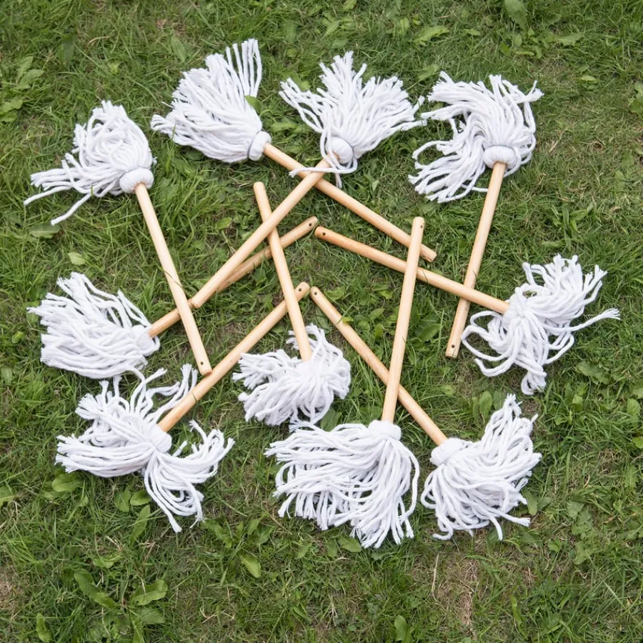 Hot Mini Paint Mops 10pk Outdoor Art|Mark Making Tools