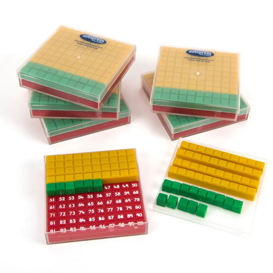 New Mini Plastic Base Ten Set 30pk Base Ten Sets|Number & Place Value