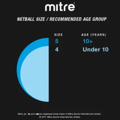 Outlet Mitre Intercept Training Netball Netball|Balls