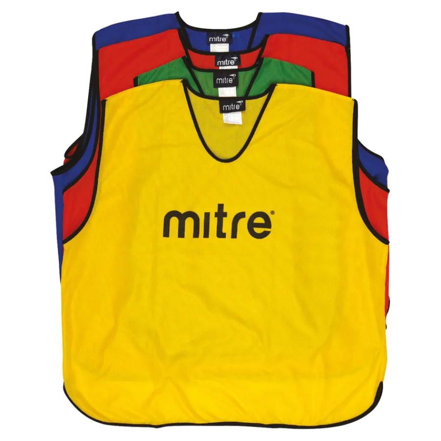 Discount Mitre Lightweight Mesh Training Bibs Netball|Netball