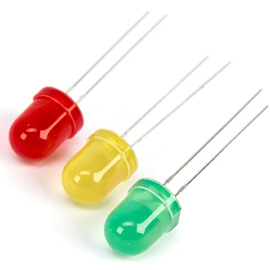 Hot 8mm Coloured LEDs 30pk Electricity|Electricity