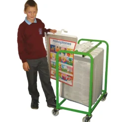Clearance Mobile Big Book Stand H930 x W520 x L800mm Teacher Resources|Library & Book Storage