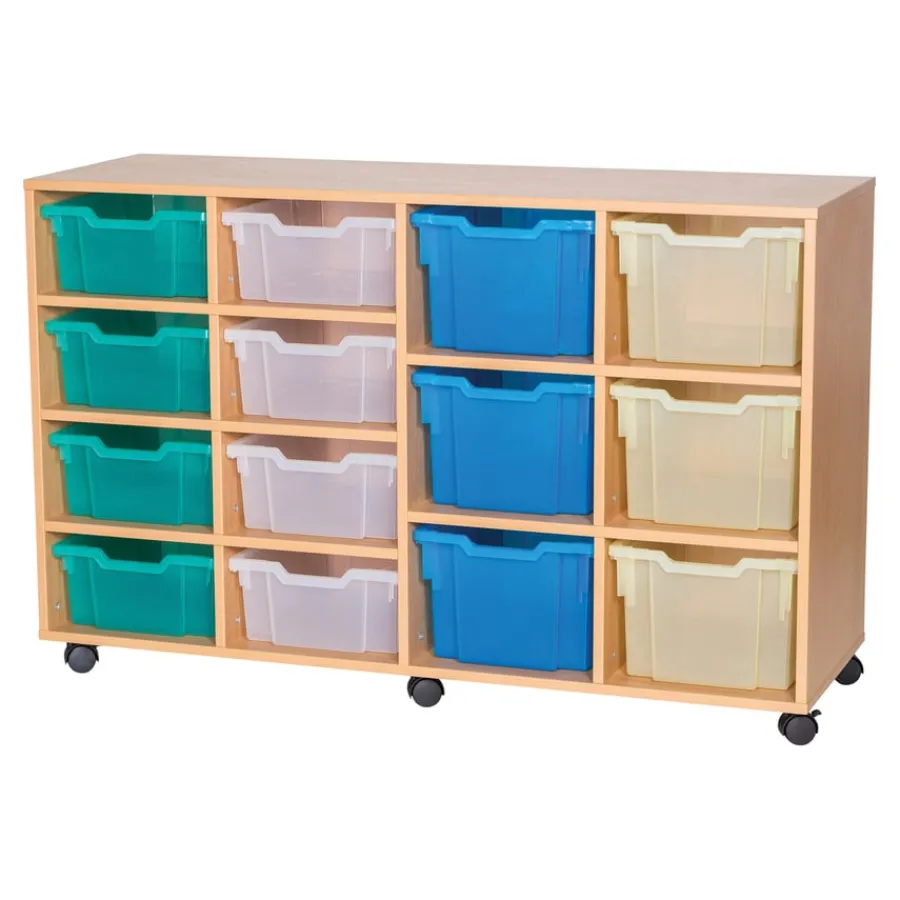 Sale Mobile 8 Deep & 6 Extra Deep Tray Unit Cupboards|Boxes & Containers