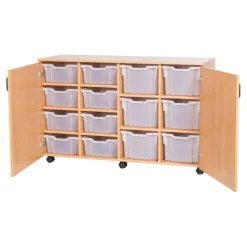 Best Mobile Tray Storage 8 Deep & 6 Extra Deep Bays Cupboards|Boxes & Containers