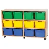 Online Mobile Tray Storage Unit 12 Extra Deep Tray Unit Cupboards|Boxes & Containers