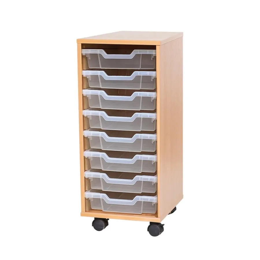 Best Mobile Tray Storage Unit 8 Trays Boxes & Containers|Furniture