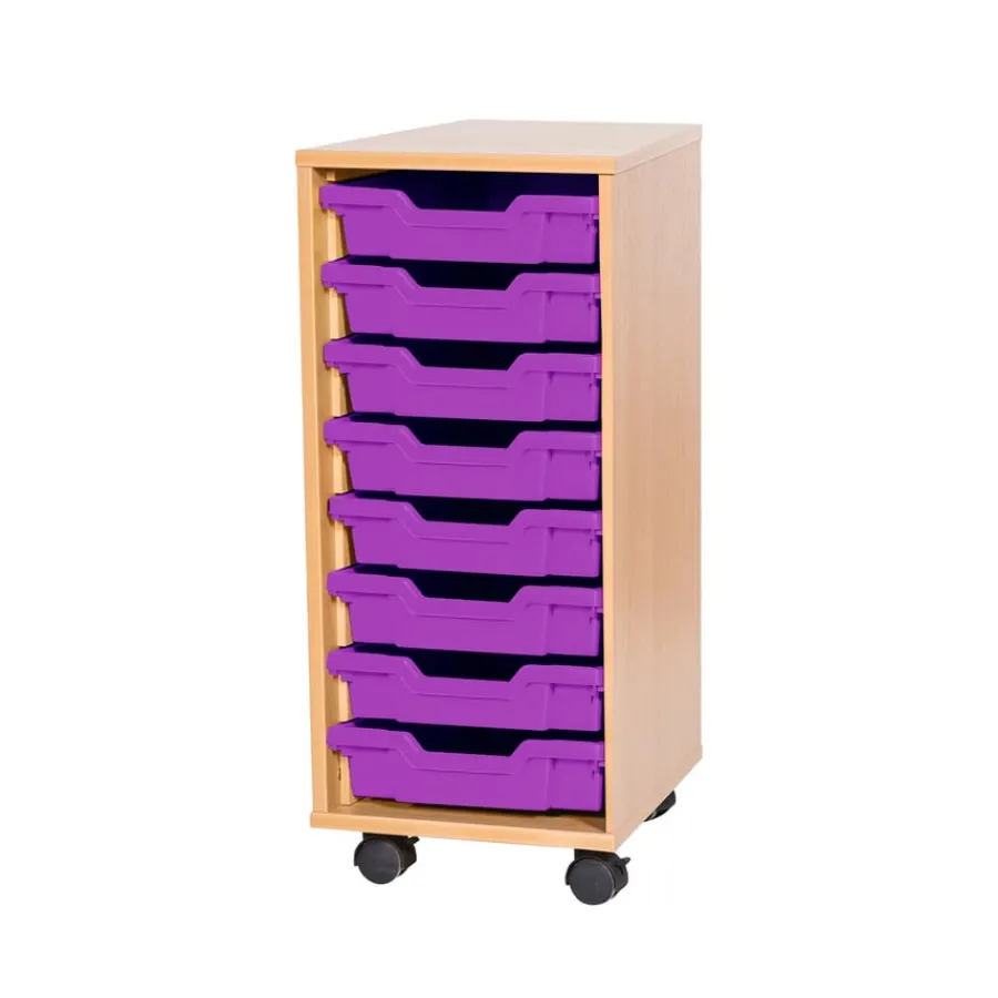 Best Mobile Tray Storage Unit 8 Trays Boxes & Containers|Furniture