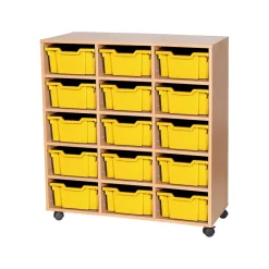 Sale Mobile Triple Tray Storage Unit 15 Deep Boxes & Containers|Furniture