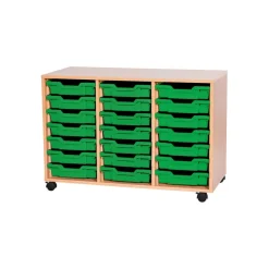 Hot Mobile Triple Tray Storage Unit 21 Trays Boxes & Containers|Furniture
