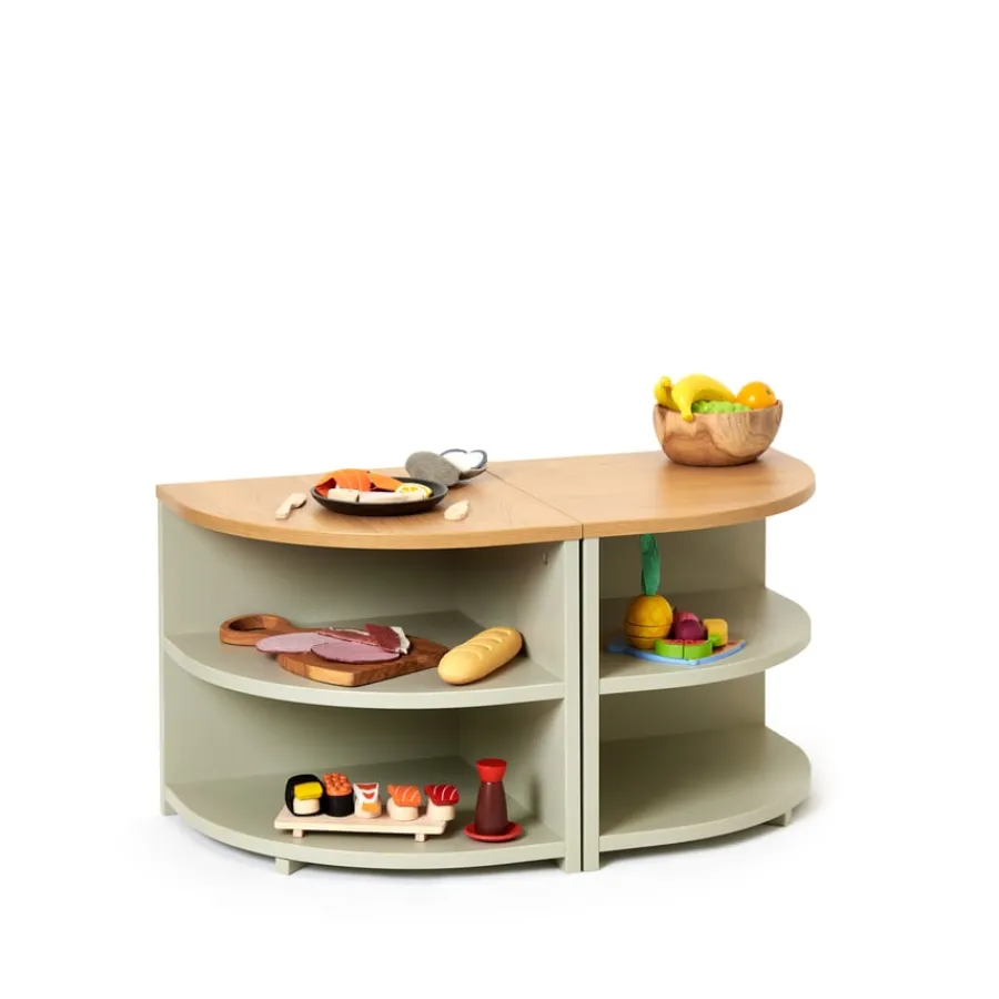 Sale Modern Living Toddler Kitchen Set Sage 3 Piece Role Play|Role Play Furniture & Accessories