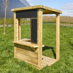 Modern Outdoor Role Play Wooden Kiosk Play Houses & Accessories|Kitchens & Accessories