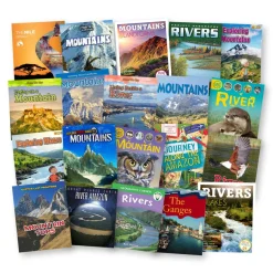 Online Mountains and Rivers Book Pack KS2 20pk Geography Books|Non-Fiction Books
