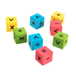 Hot Multi Coloured Foam Silent Dice Teaching Aids|Number