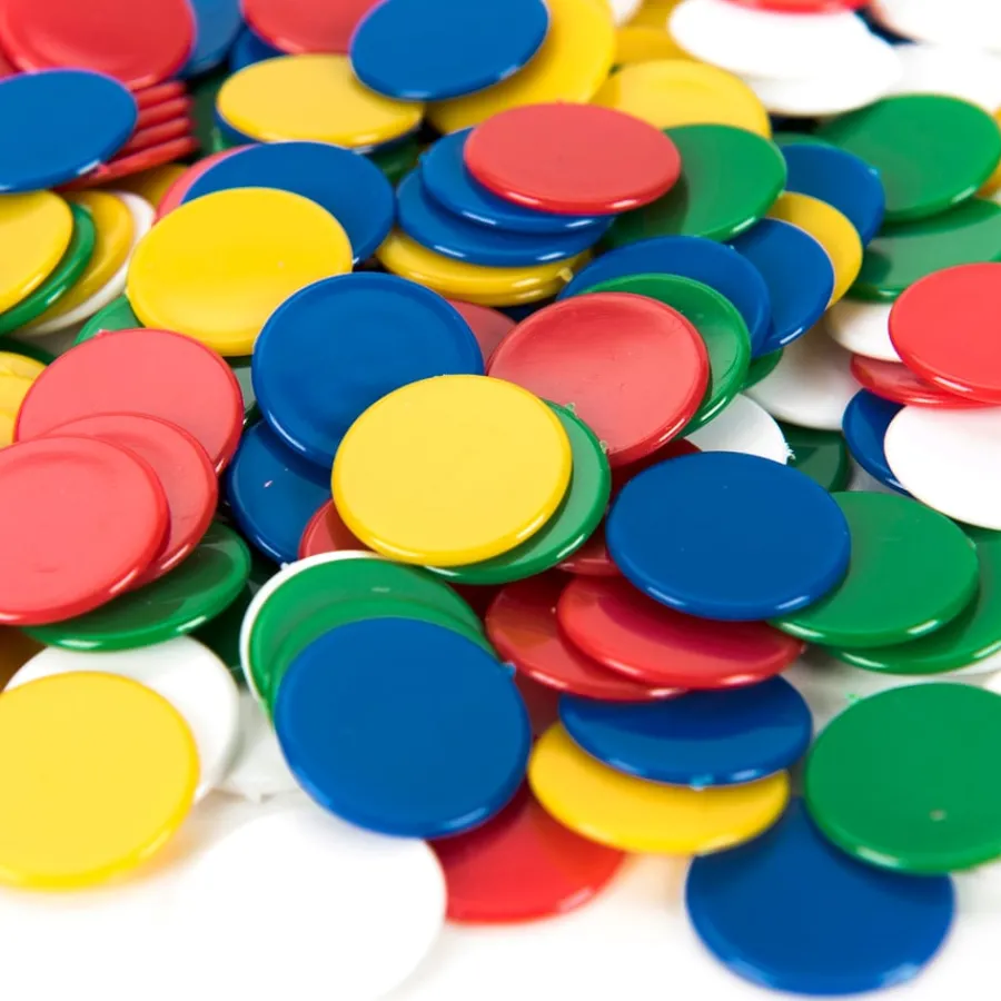 Best Multicoloured 20mm Plastic Counters Number|Maths Counters