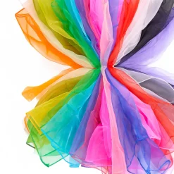 Discount Multicoloured Sensory Dance Scarves L60xW60cm 10pk Dance & Movement|Outdoor Physical Development