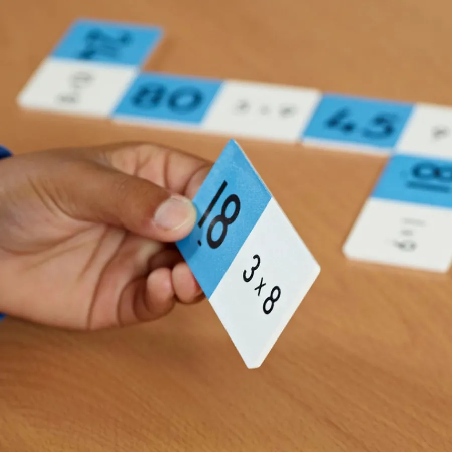 Outlet Multiplication Dominoes 96pcs Games|Number & Place Value