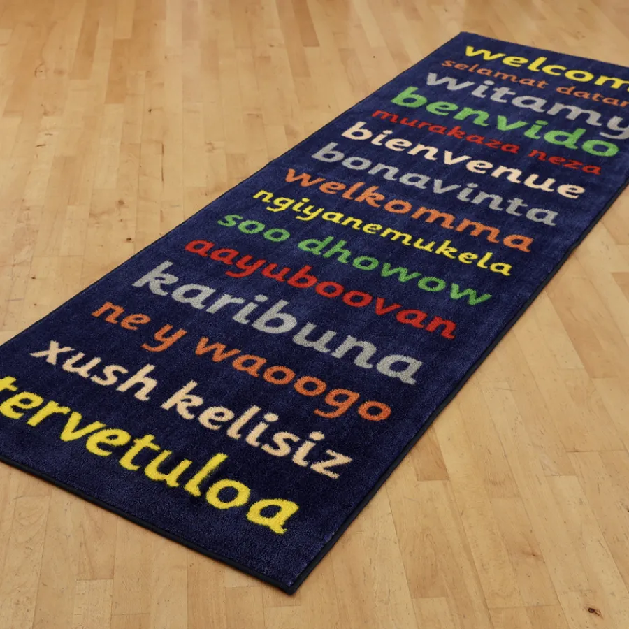 Discount 3m x 1m Welcome Runner Rug Rugs & Mats|Library Furniture
