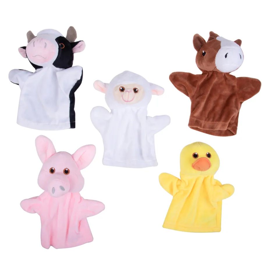 Clearance My First Farm Puppets 5pcs Book & Reading|Language Development