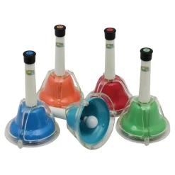8 Note Diatonic Hand Bells Set Percussion Instruments|Drums And Tambourines
