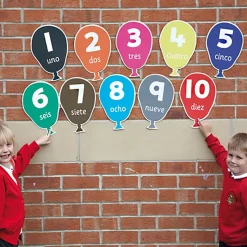 New Numbers Spanish Playground Signs 10pk Spanish|Spanish