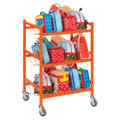 Clearance Open Design Steel Lunchbox Trolley Storage & Trolleys|Storage & Trolleys