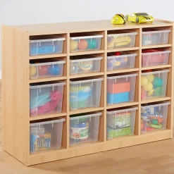 Hot Open Storage Unit with 16 Compartments Boxes & Containers|Shelving & Bookcases