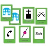 Online OS Map Symbol Activity Cards A6 32pk Fieldwork|Maps & Compasses
