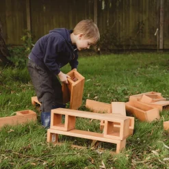 Clearance Outdoor Hollow Building Blocks 24pk Role Play Furniture & Accessories|Building Bricks & Blocks