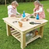 Best Outdoor Messy Activity Wooden Table H60 x W98 x D98cm Outdoor Sand & Water|Mud Kitchens