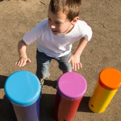 Outlet Outdoor Rainbow Samba Drums 5pk Percussion Instruments|Outdoor Music